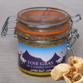 Spécialité de foie gras de canard entier halal a la figue seche 80 g