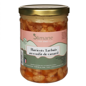 Haricots Tarbais au confit de canard 800 g -halal