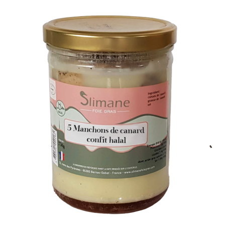 Cinq manchons de canards confits - halal Cinq manchons de canards confits - halal