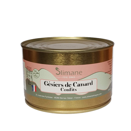 Gésiers de canard confits 400g - halal Gésiers de canard confits 400g - halal