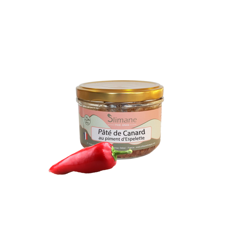 Pâté de Canard au Piment d'Espelette Halal - 180g