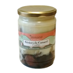 Gésiers  de canard confit...