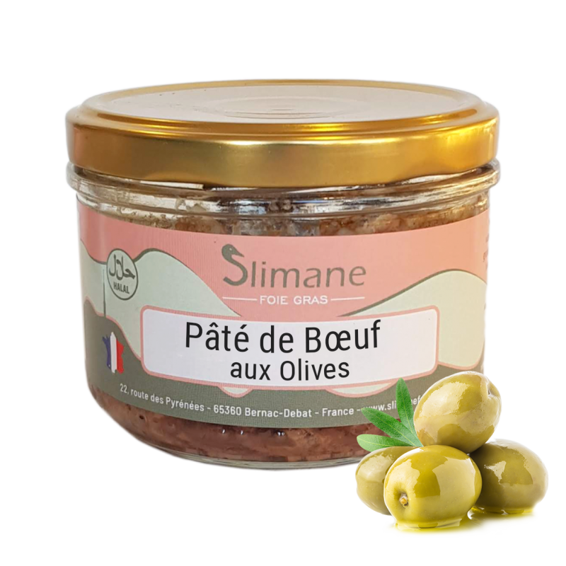 Pâté de Bœuf aux olives 180g halal
