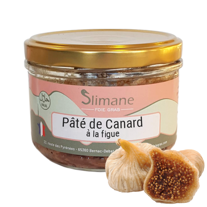 Pâté de canard au figue 180g - Halal
