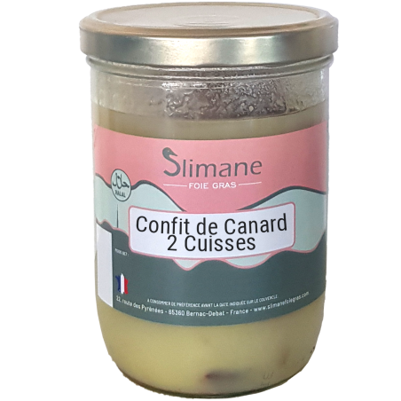 2 Cuisses de Canard Confites Halal - 750 g